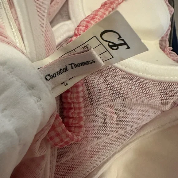 Chantal Thomas Pink Gingham Corset Top - Picture 5 of 10